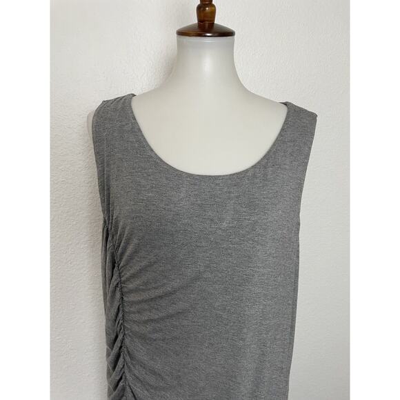 Torrid Midi Dress Ruched Stretch Knit Bodycon - Picture 2 of 8